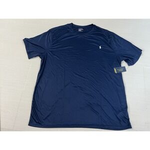 Polo Ralph Lauren Performance T Shirt Navy Blue 2XLT